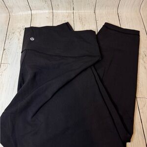Lululemon Wunder Under HR Tight 25" Luon Black Size 20